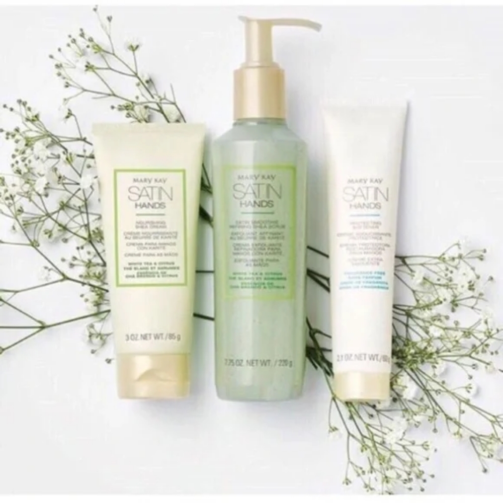 🆕️ Mary Kay White Tea & Citrus Satin Hands Pampering Set